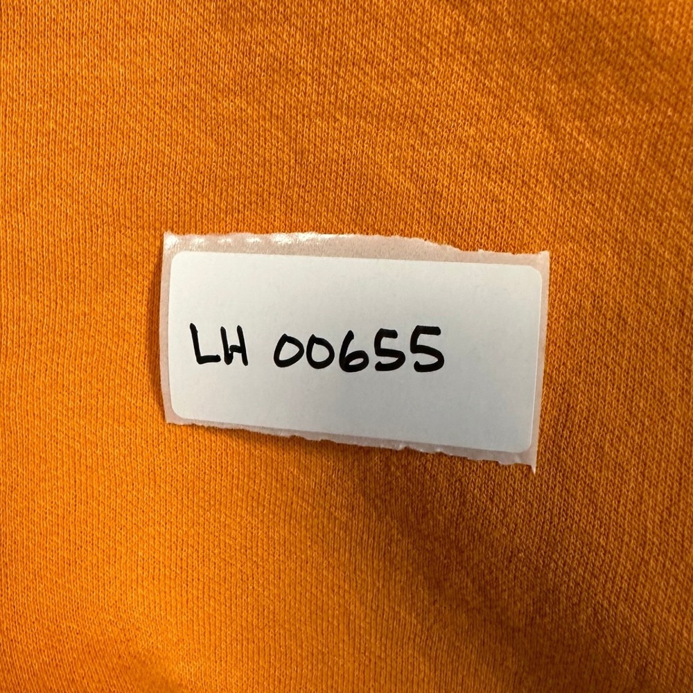 H&M Divided NASA Graphic Hoodie Medium Orange Cropped Fleece Pullover - Picture 8 of 8